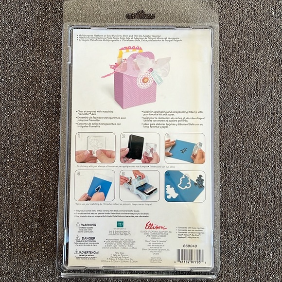 Sizzix Stamp & Die Cut set. NWT Echo Park Paper Times & Seasons #2 Discontinued - Picture 3 of 8